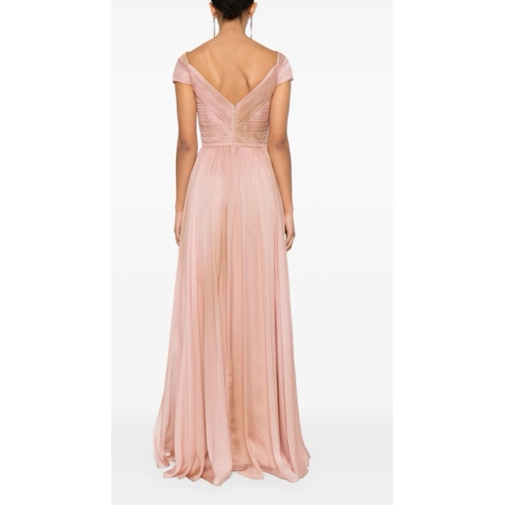 Elie Saab Pink Flutter Sleeve Gown - Picture 3 of 6
